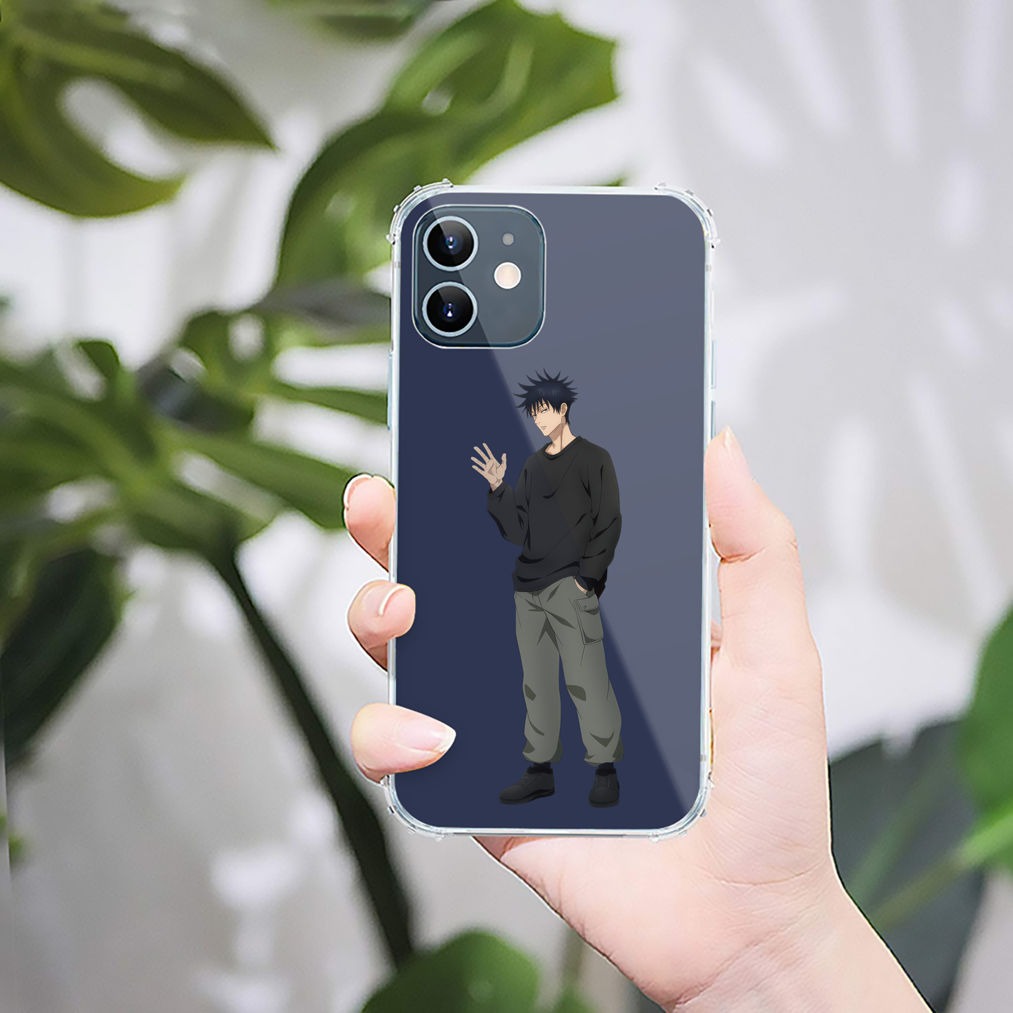 （画像用） 呪術廻戦 Jujutsu Kaisen 【iPhone 12シリーズ対応】透明スマホケース（クリアソフトケース）